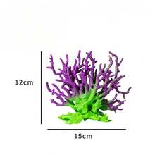 1pc Customizable Realistic Multi-Color Coral Miniature Micro Landscape Decor Aquarium Seaweed Accessories - C - View 23