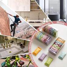 14-Pack Individually Packaged Compressed Towel Set, Portable Travel Face Towels, Disposable Multi-Purpose Dry And Wet Towels, Convenient Disposable Compressed Towels Suitable For Cleaning And Hygiene Needs, Travel, Outdoor Camping, Hiking, Sports, Hotels And Beauty Salons. - 白色 - 查看 8