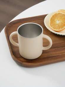 1pc Personalized Customization Name And Pattern Silicone Cup With Detachable Stainless Steel Inner Cup Two-In-One Kids Drinking Cup Children Tableware - Multicolor - View 12