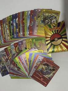 55pcs Pokemon Booster Pack, Battle Cards, Evolution Trading Cards, Collectible Game Cards, Toys, Random Styles, Pokemon Collectible Cards, Rare Pokemon Collectible Cards, Random Cards Included