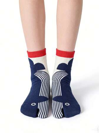 1/2/4 双情侣个性化可爱搞笑丑萌分趾袜