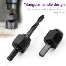 11件套开孔器工具组，尺寸19-64毫米，适用于木材、金属、合金，带工具箱 - 彩色 - 查看 6