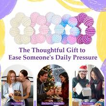 5件套感官尖刺球戒指，手指按摩器，手指放松器，可调节减压和缓解焦虑戒指，手指按摩器，手指按摩器，缓解烦躁和焦虑的感官刺激，按摩工具，放松工具。 - 彩色 - 查看 5