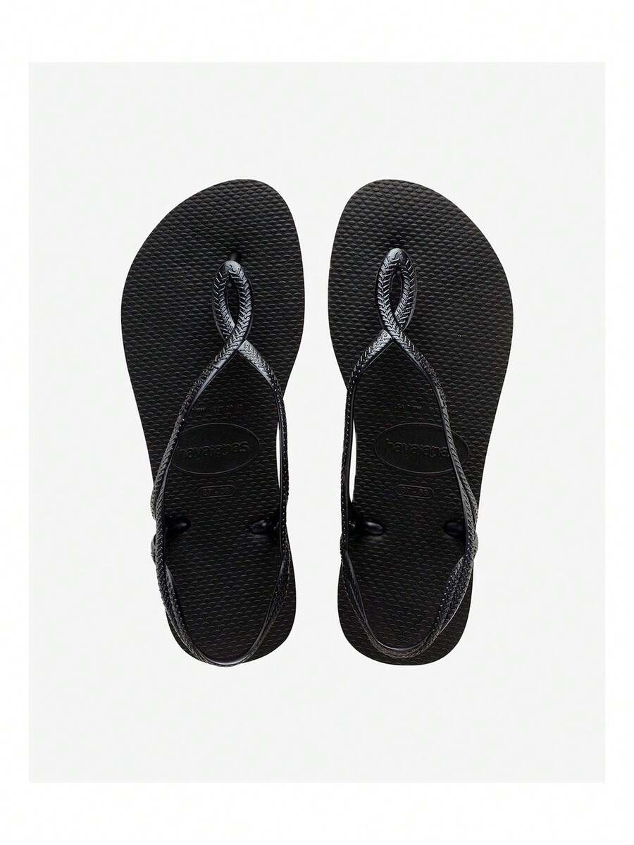 Havaianas Women's Flip Flops - Timeless 9339-Garnet Sandals With 100% PVC Straps & Rubber Sole, Available In Sizes 35/36 To 41/42 - Perfect For All-Season Wear, Offering -Durable- Comfort And Style - Ideal For Beach Or Casual Outings, Enhancing Your Summer Wardrobe With Classic Elegance And Reliable, Long-Lasting Construction - Embrace Versatility And Quality With These Essential, Fashionable Sandals For Effortless Everyday Wear - 0090-Người da đen - Xem 1