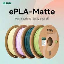 Matte Refill PLA Filament 1kg With Spool – Matte Surface – For 3D Printing Bambu Lab And Other Printers – ESUN, Shipping From Italy - PLA MATTE – Black - 查看 9