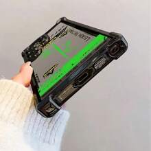Funda de teléfono Cyberpunks para S25 S24 S23 S22 S21 FE Ultra Plus 4G 5G, cubierta trasera transparente y suave a prueba de golpes - Negro - Ver 5
