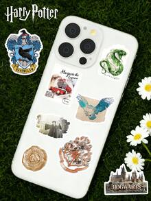 Harry Potter Bộ 50 miếng dán hình cảnh kinh điển, Lâu đài Hogwarts, Tàu tốc hành, Quidditch, Sinh vật huyền bí, Phụ kiện phù thủy, Decal vinyl dán cho bình nước, máy tính xách tay, hành lý, điện thoại, xe hơi, Đồ dùng học tập [Sản phẩm được cấp phép chính thức] - Nhiều màu - Xem 6