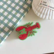 1个可爱动物爪子发夹，萌萌的鲨鱼造型发爪夹，女士发饰，时尚发夹，优雅发卡 - 彩色 - 查看 15