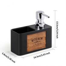 1 pieza Dispensador de jabón multifunción, Botella con bomba de 160ml para líquido/loción de lavado de manos, Adecuado para cocina, baño, hotel - Multicolor - Ver 4