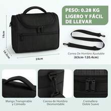 Lubardy Loncheras para Mujer Hombre, Bolsa de Almuerzo Aislada, Lonchera Termica Adultos Impermeable, Lonchera Térmica Almuerzos Portátil Lunchera para Picnic,Oficina,(Negro) - Multicolor - Ver 3