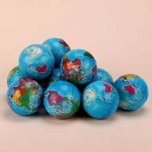 1 Pack Of 1/3/5/10 Pcs Blue Planet Squeeze Balls - Soft Sponge Stress Relief Small Gifts, Suitable For Earth Day Party Favors, Carnival Prizes And Gifts, Small Gifts To Relieve Work And Study Pressure - Multicolor - View 11