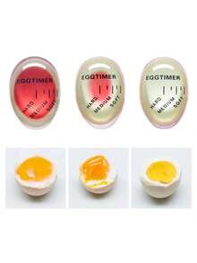 1个鸡蛋计时器，厨房计时器，溏心蛋测试器 - 彩色 - 查看 5