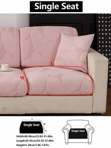 1件装弹力加厚舒适羊羔绒沙发套，防滑全包覆式沙发座套，四季皆宜，面料厚实，可机洗，防尘，宠物友好，适用于卧室、办公室、客厅等场所的装饰性沙发套，可调节尺寸，适用于转角沙发，1/2/3/4人座沙发。 - 粉色 - 查看 14