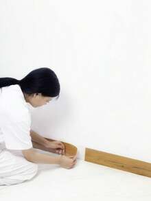 1 Cuộn Giấy Dán Tường Vân Gỗ Tự Dính 5m*10cm, Giấy Dán Tường Bóc Dán, Vách Ngăn Phòng, Nẹp Trang Trí Tường, Giấy Dán Tường Bóc Dán, Nẹp Viền & Nẹp Chân Tường Cho Việc Tự Làm Cải Tạo Nhà Cửa - Nhiều màu - Xem 4