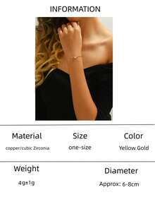 1件定制诞生石项链，锆石水滴形、心形、方形宝石，个性化生日礼物、母亲节礼物、闺蜜礼物 - 手鍊愛心 - 查看 30