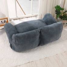 4 saisons Canapé pour chat de compagnie, Lit de chat amovible et lavable, Lit de chien, Lit de chat, Fournitures pour animaux de compagnie - Gris foncé - Voir 8