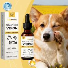 狗狗眼部清洁液，温和舒适的清洁液，清洁狗狗眼部分泌物 - 彩色 - 查看 1