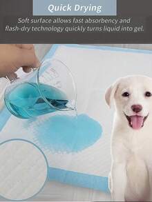 100pcs Leak-Proof Absorbent Dog Training Pads - Disposable Pet Pee Pads, Multiple Sizes, Suitable For Small Animals, Puppies, Cats And Dogs, Ideal For Labs, Bedrooms And Training Supplies, Hygienic Solution, Pet Waste Management | Leak-Proof Design | Durable Pet Product, Dog Training Pads - Pink - View 9