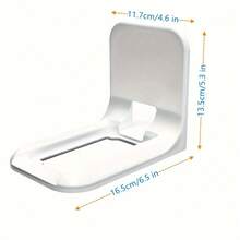 Giá đỡ ổ cắm điện (1 cái/2 cái/4 cái), không cần khoan, giá để ổ cắm gắn tường, giá đựng đồ, giá đựng công tắc, giá đựng đồ nhà bếp, giúp tiết kiệm không gian, có thể chịu tải trọng lên đến 4,5 kg! - trắng - Xem 3