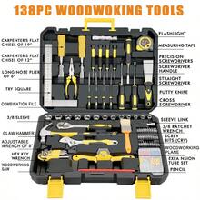 一体式家用和汽车工具包：158 件重型五金套装棘轮螺丝刀、SAE/公制套筒和防锈涂层 - 专业级车库整理、汽车维护和紧急维修 - 送给父亲/丈夫的完美定制雕刻礼物