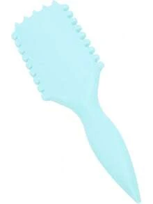 Cepillo de Pelo Cepillo de Peinado Cerdas Suaves Ergonómico para el Secado Shaping Home Salon - Verde - Ver 8