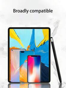 Dual Head Capacitive Pen, Touch Pen, Rubber Head, Touch Tablet, Mobile Phone Dual-Use Pen