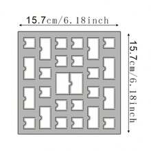 Silver Metal Landscape-Themed Cutting Die For Reveal Cards And Surprise Gift Boxes - DIY Craft Tool - Silver - View 9