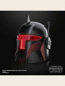 Hasbro 黑标系列 - 莫夫·吉迪恩高级电子头盔，收藏家和粉丝的绝佳礼物，可调节尺寸，角色扮演服装，圣诞节和生日惊喜礼物，内置灯光效果，包含剧集音效，可扭曲你的声音 | 不含电池 - 彩色 - 查看 2