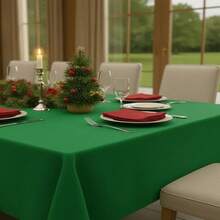 Oxford Slub Tablecloth, 5 Meters, Plain, For Events And Decoration - 綠色 - 查看 4