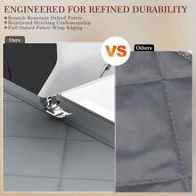 Yotache Magnetic Thermal Insulated Door Curtain Fits 32" X 80" Doors, Weatherproof Oxford &Amp; Cotton Fiber Fill, Windproof Insulation Cover To Keep Warm In Winter, Gray - Fits Door Size 30x78 - 查看 5