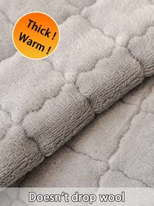 1pc Thick Warm Jacquard Flannel Sofa Cushion, Style Pet-Friendly Anti-Dirty Anti-Slip Sofa Recliner Chair Cover, Autumn/Winter Anti-Cat Scratch Sofa Protector Suitable For Living Room Single Seat Sofa Recliner (Sold Individually) - Light Grey - View 8