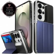 Vena VCommute For Samsung Galaxy S26 Ultra Case Wallet, Case With Stand Leather Card Holder [Military Grade Drop Protection] - Màu xanh lam - Xem 10