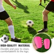 1 Pair Mini Football Training Shin Guards, Match Training Pads - Reusable, Comfortable Wear, Durable - Multicolor - View 4