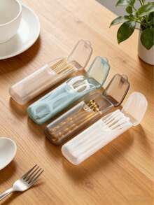 5/10个装迷你旅行牙签盒带盖，便携式户外收纳盒，小巧药盒，胶囊形容器（颜色随机），适用于存放牙签、牙线、棉签、小物件 - 彩色 - 查看 4