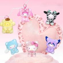 Miniso Sanrio Star Series Hello Kitty Blind Box Pendant Star Shape Outfit & Cute Details Vinyl Durable Material With Buckle Bag Portable Decorative Pendant (Random 1pc) - Multicolor - View 9