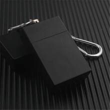 1PC Creative Portable Pocket-Sized Mini Ashtray Pull-Out Personalized Storage Box Promotional Gift Perfect For Daily Use Car Essential Valentine's Day Gift Holiday Gift Gift For Lover Friend Classmate Fashion Elegant Cute Unique Niche - Black 3 Car Logo - View 8