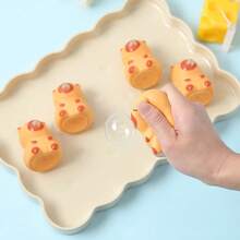 1/2/3个装可爱水豚玩具吹泡泡挤压玩具 - 柔软减压球 | 泡泡捏捏乐软玩具 | 放松减压挤压球 - 彩色 - 查看 6