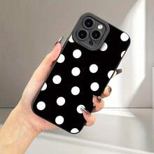 Funda de Teléfono con Estampado Moderno y Original Funda de Teléfono: Funda de Teléfono con Patrón de Lunares de Tongyan, Compatible con iPhone 17/16/15/14/13/12/11/XS/XR/X/7/8 Plus/Pro/Max/ - Diseño Creativo y Elegante, Unisex, Regalo Perfecto para Amigos, Familia, Novio o Novia Diseño Único de Moda - 1 pieza - Ver 6