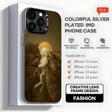 Funda de Teléfono Christian Lamb para 17,16,15,14,13,12,11,Pro,MAX,plus, Cubierta Negra Mate a Prueba de Golpes - z1 - Ver 7