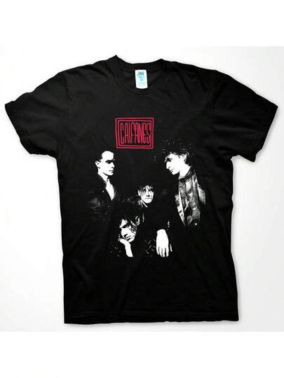 CAMISETA Caifanes -100% Algodón, Camiseta Casual de Cuello Redondo, Manga Corta, Ajuste Regular, Tejido de Punto, Camiseta Unisex Sin Estiramiento