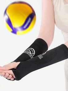 2 Stücke Sportkompressions-Armmanschetten, Volleyball/Fußball-Ausrüstung, Basketball/Volleyball-Armmanschette, atmungsaktive Kompressionsmanschette zur Ellbogenstütze für Herren beim Training - Verschiedenfarbig - Übersicht 2