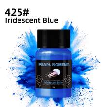 18克/30毫升云母粉和珠光颜料，天然着色剂，适用于环氧树脂/UV树脂工艺品、绘画、指甲油、蜡烛等。 - 彩色 - 查看 47