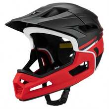 BMX HelmetCasco Integral Cascos de Bicicleta para Adultos Ciclismo de montaña Casco Integral Bicicleta con Protector Barbilla Desmontable ventilado Ajustable y liviano para Hombres y Mujeres - Roja - Ver 6
