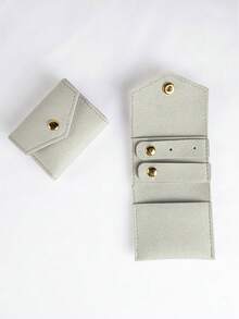 1 chiếc túi đựng trang sức mini, túi bảo quản trang sức, hộp đựng nhẫn, hộp đựng bông tai bằng da, túi cuộn trang sức nhỏ đa năng di động, thích hợp đựng bông tai, nhẫn, khuyên tai, món quà hoàn hảo cho Ngày Valentine, Giáng sinh và mùa tựu trường. - Nhiều màu - Xem 15