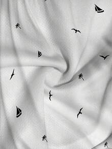 Men's Breathable Crew Neck Short Sleeve T-Shirt, Summer - Multicolor - View 7