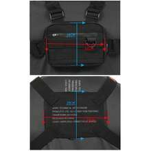 Bolso Táctico Multifuncional para Hombres,Bolsa de pecho multifuncional, chaleco para correr, ChestPack, Bolsa deportiva de tela Oxford con múltiples bolsillos para hombres y mujeres,36785123 - Multicolor - Ver 2