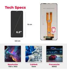 Pantalla Lcd Display Premium Para Honor X6b X6b Plus Jdy-lx3 Negro - Negro - Ver 7