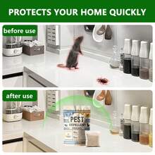 Pest Control Repellent Sachets, Rodent Repellent, Mouse Repellent, Peppermint Oil To Repel Mice And Rats, Rat Deterrent, Repels Mosquitoes, Roaches, Ants, Rodents, Spiders, Moths And Other Pest Repellent-10Pack - Beige - View 6