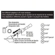 XISH prime-line products H 3960 ventana plegable mango Bronce adaptador para múltiples Spline diámetros - Bronce - Ver 2