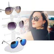 Soporte de rack de gafas de sol de 5 capas, estante de anteojos de plstico Soporte de exhibicin de rack de gafas de sol02# - 02# - Ver 7